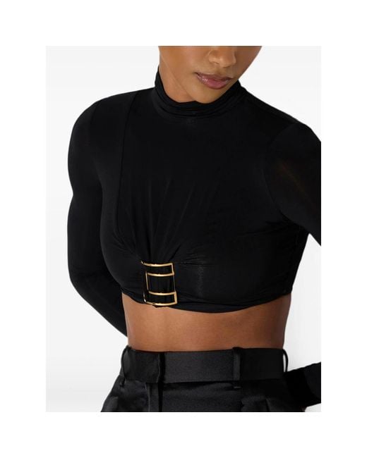 Elisabetta Franchi Black Bodysuit