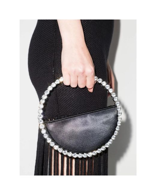L'ALINGI Black Eternity Crystal-Embellished Handbag