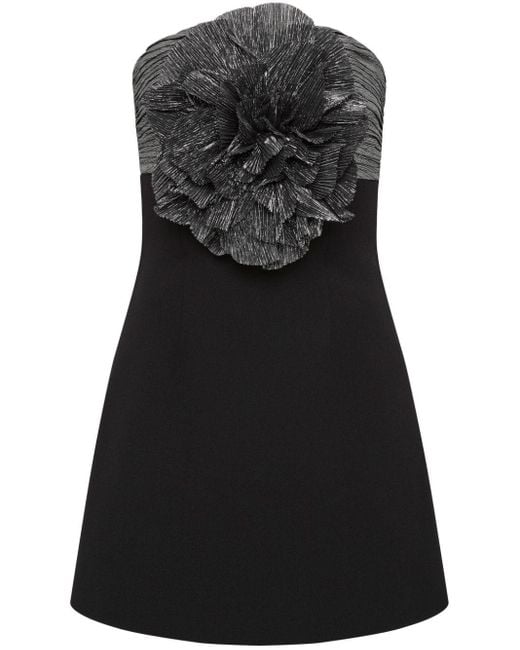 Rebecca Vallance Black Lumi Mini-Dress