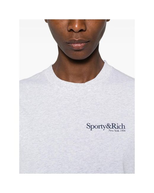 Sporty & Rich White Run Club T-Shirt