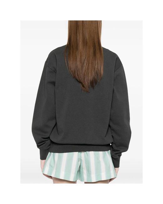 Sporty & Rich Black Crewneck Sweater