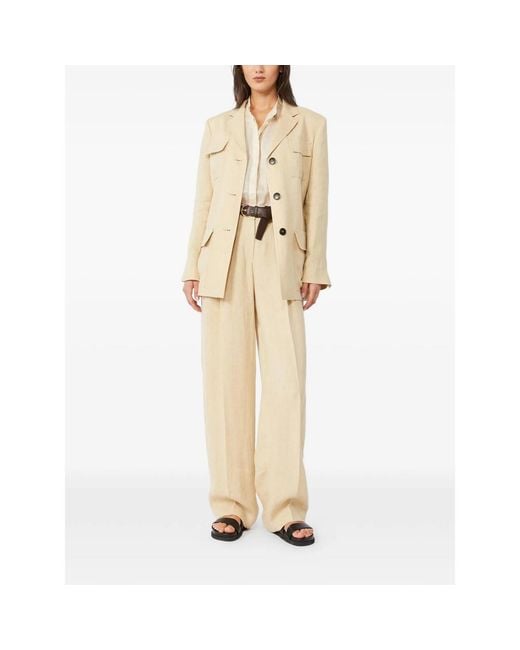 Max Mara Natural Neutrals Trousers