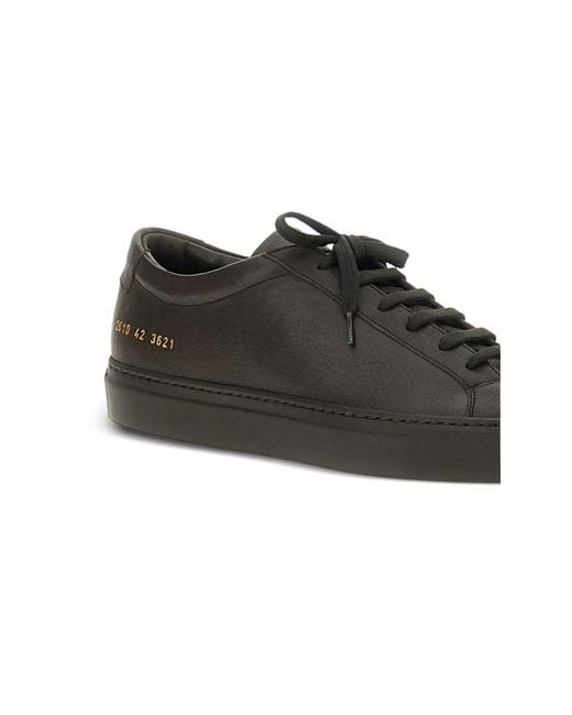 Common Projects Black Achille Low-Top Sneakers for men