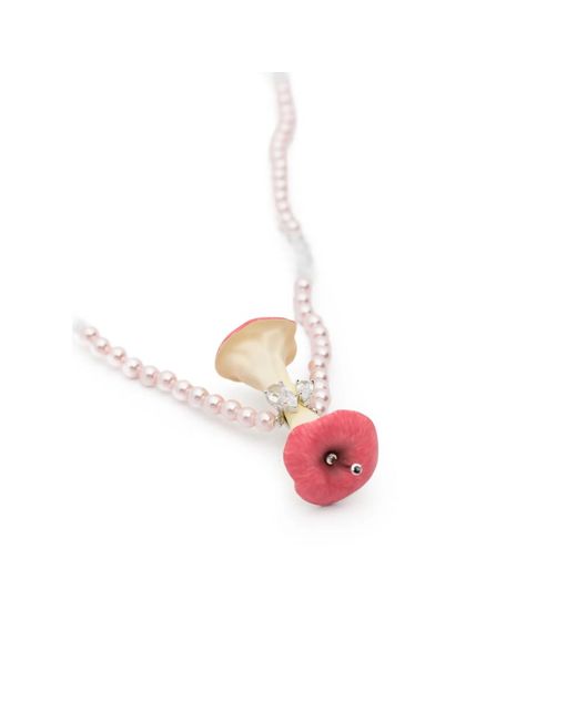 YVMIN White Apple Core Necklace