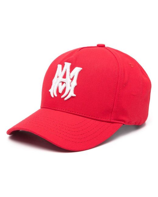 Amiri Ma-Embroidered Canvas Cap for men