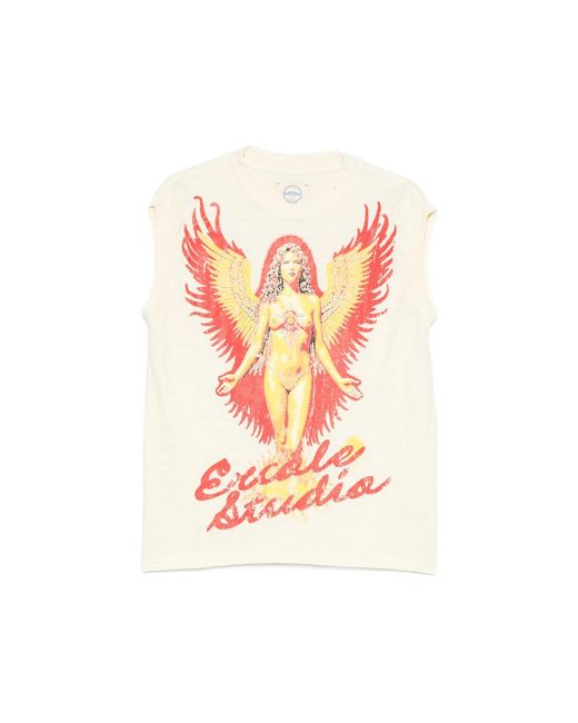 ERCOLE STUDIO Pink Graphic-Print Tank for men