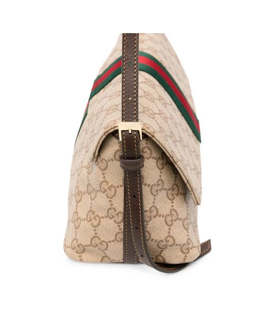 Gucci Metallic Medium Madison Web-Stripe Shoulder Bag
