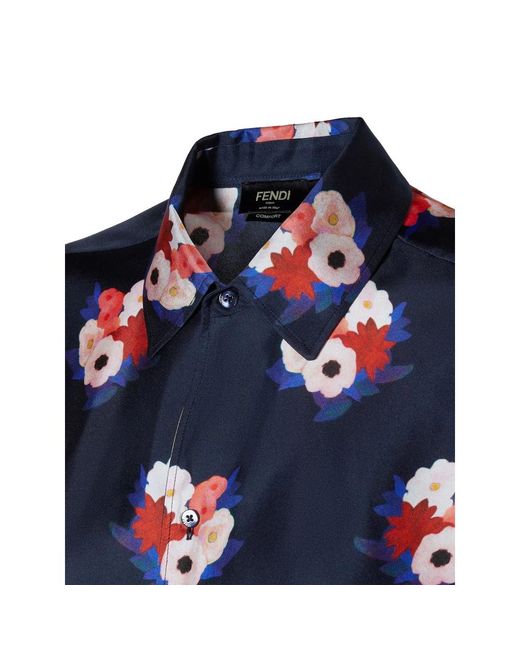 Fendi Blue Shirts for men