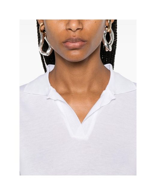 Calvin Klein White Ribbed T-Shirt