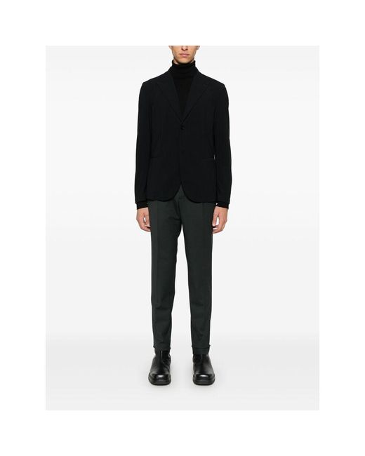 Eraldo Black Jersey Blazer for men