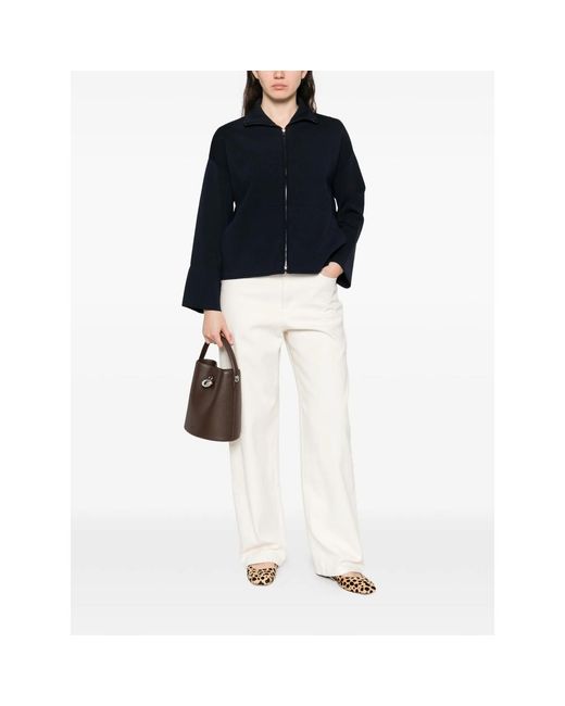 Max Mara Black Zip-Up Cardigan