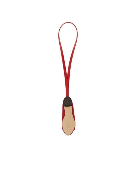 Ferragamo Red Keyring With Grosgrain Bow