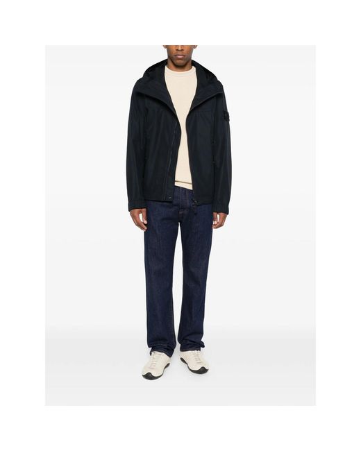 Stone Island Black Outerwears for men