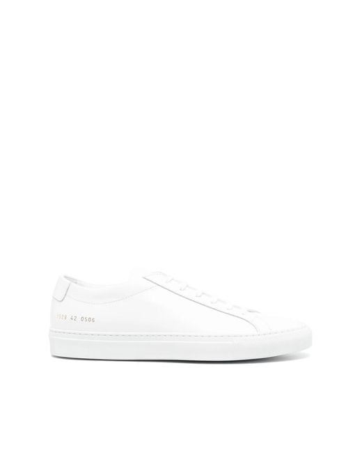 Common Projects White Original Achilles Leather Sneakers for men