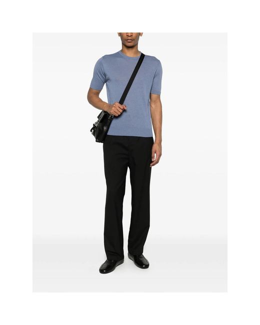 Myths Black Poseidone Pleated Trousers for men