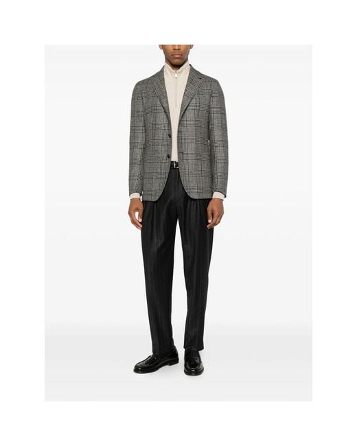 Tagliatore Gray Neutrals Jackets for men