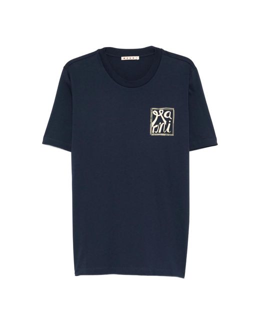 Marni Blue T-Shirts & Vests for men