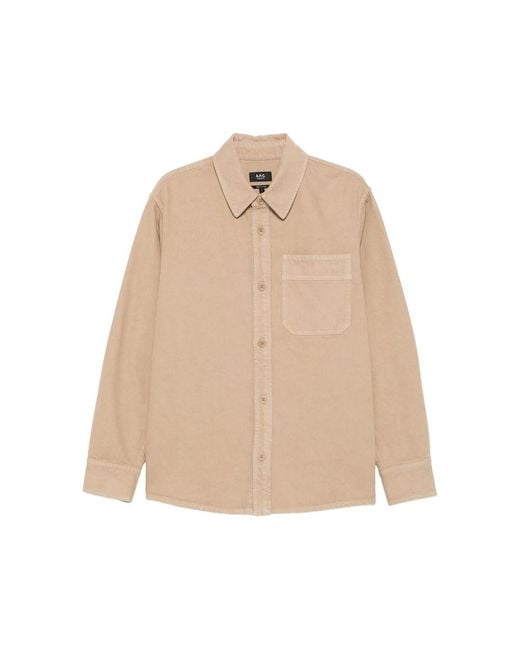 A.P.C. Natural Outerwears for men