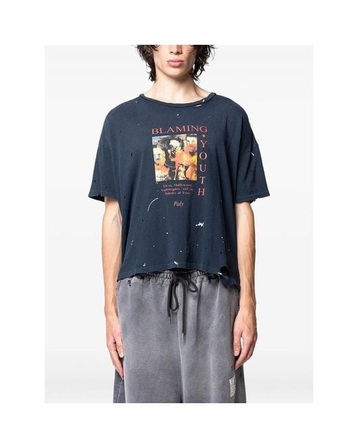 Paly Hollywood Blue Blaming Youth T-Shirt for men