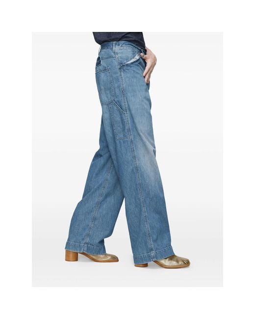 Maison Margiela Blue Trousers for men