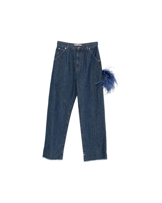DARKPARK Blue Raw-Cut Jeans