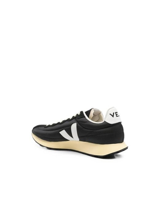 Veja Black Belem Logo-Patch Panelled Sneakers for men
