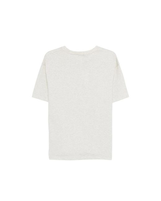 DUNST White Round-Neck T-Shirt for men