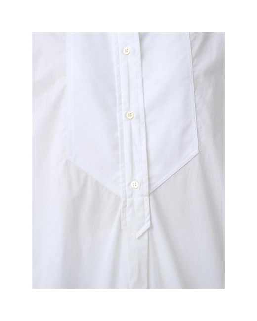 Studio Nicholson White Lalon Dress