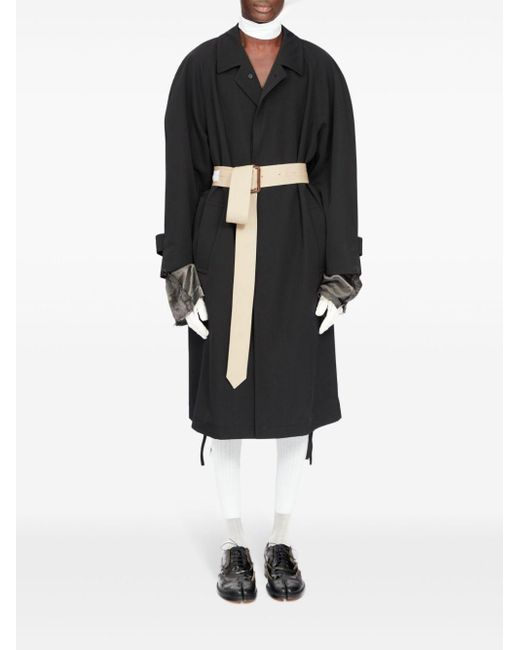 Maison Margiela Black Anonymity Of The Lining Coat for men