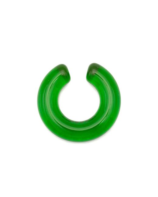 Fiorucci Green Translucent Ear Cuff