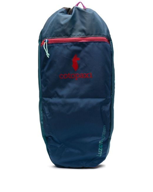 COTOPAXI Blue Logo-Print Backpack for men