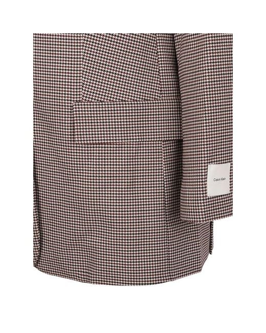 Calvin Klein Brown Jackets, Neutral