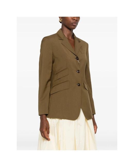 Max Mara Green Jackets