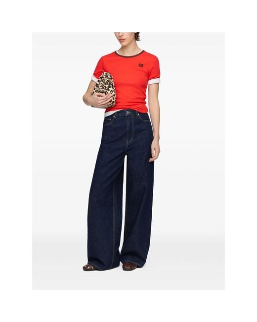 Ganni Red Tops