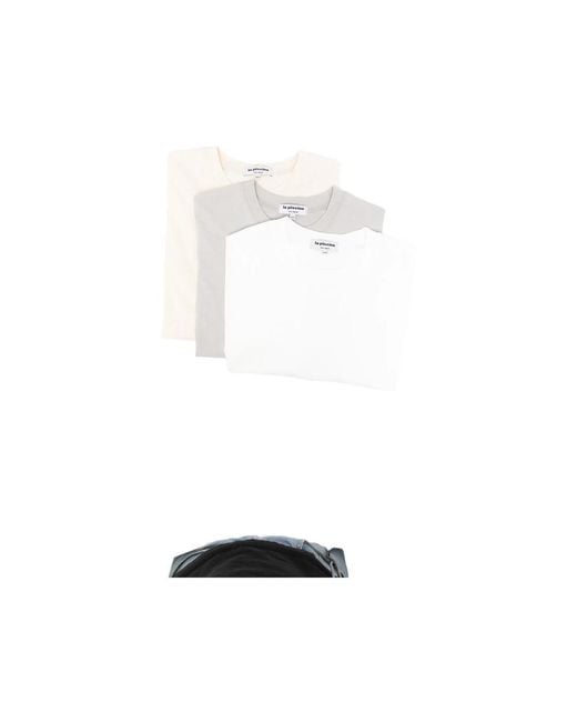 LA PISCINE White Layered Long-Sleeve T-Shirt Set Of Three