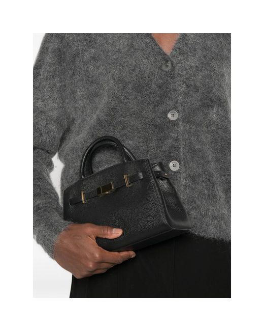 DeMellier London Black Small Hudson Tote Bag