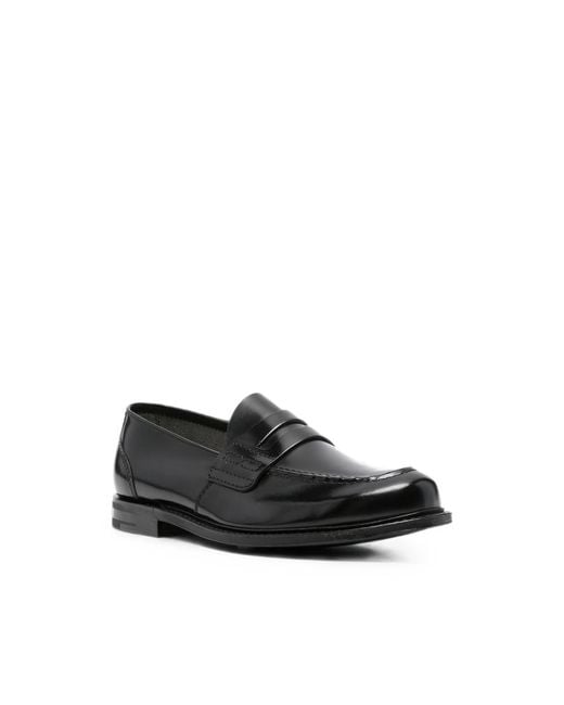 Church's Black Farsley Leather Loafers for men