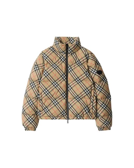 Burberry Natural Check Ambleside Puffer Jacket