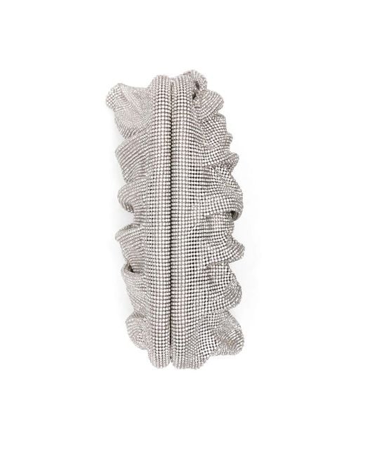 Benedetta Bruzziches Gray Large Venus Clutch Bag