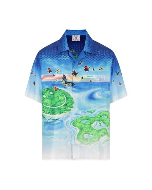 Casablanca Blue Shirts for men