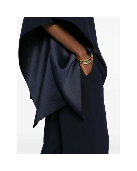 Gianluca Capannolo Blue Wide-Leg Trousers