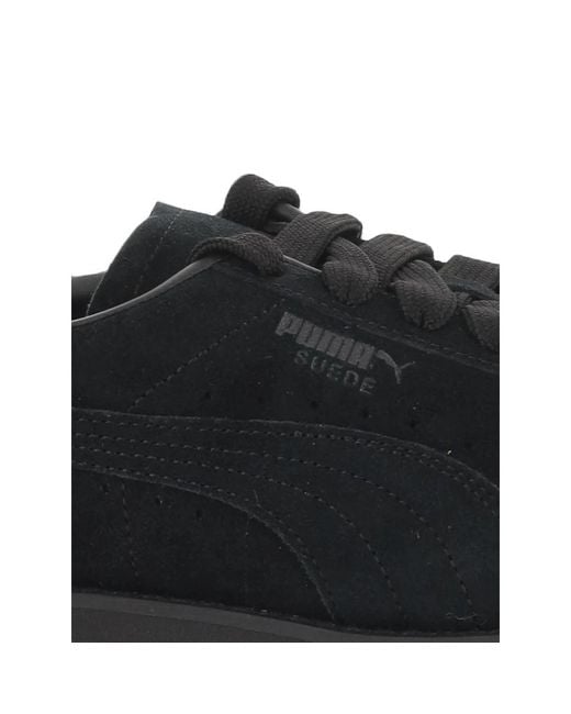 PUMA Black Suede Vibram Sneakers for men
