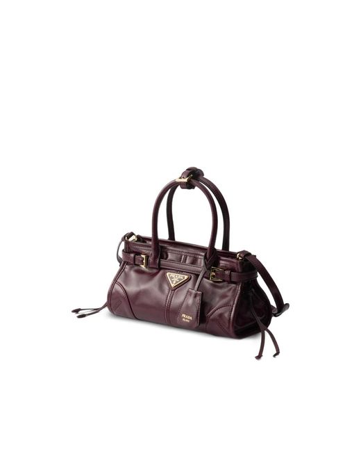 Prada Purple Bonnie Leather Mini-Bag