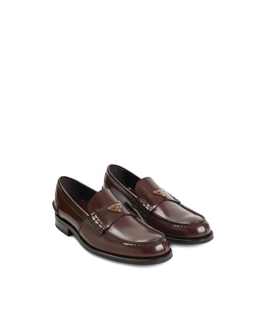 Prada Brown Loafers for men