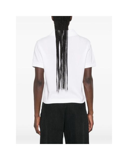 Sporty & Rich White Short-Sleeves Polo Shirt