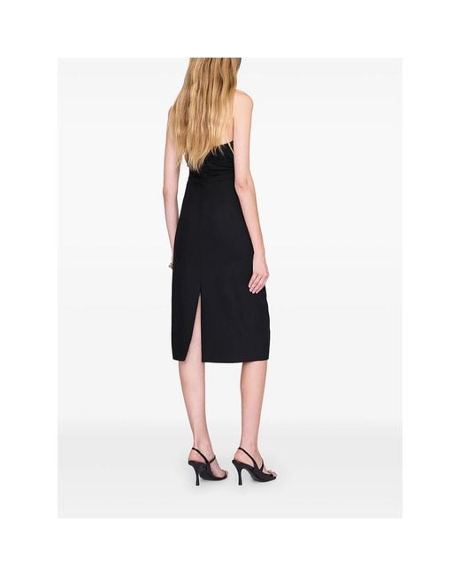Anine Bing Black Midi Dresses