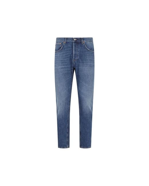 Dondup Blue Five-Pocket Jeans for men