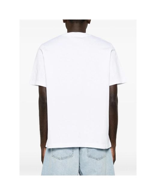 Casablanca White Tennis Club Icon Graphic-Print T-Shirt for men
