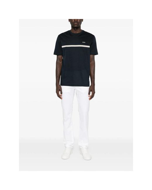 Boss Black Stripe T-Shirt for men