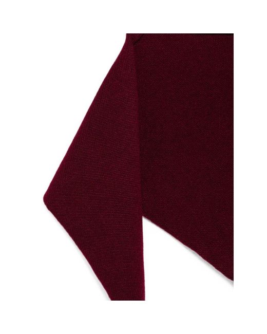 Lisa Yang Red Florianne Scarf